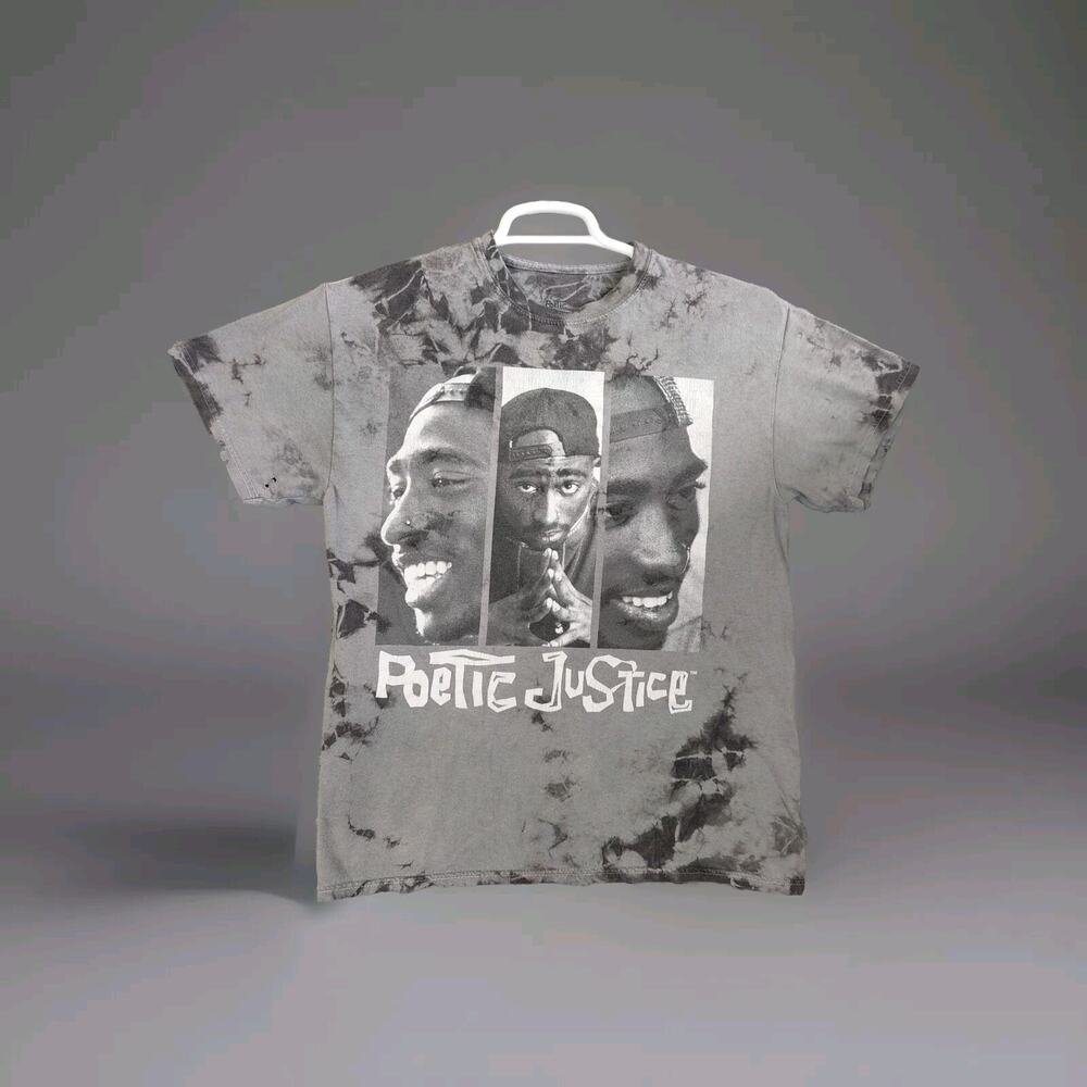Rap Tee Adult Medium Tie Dye T shirts Poetic Justice Tupac Shakur rapper Movie